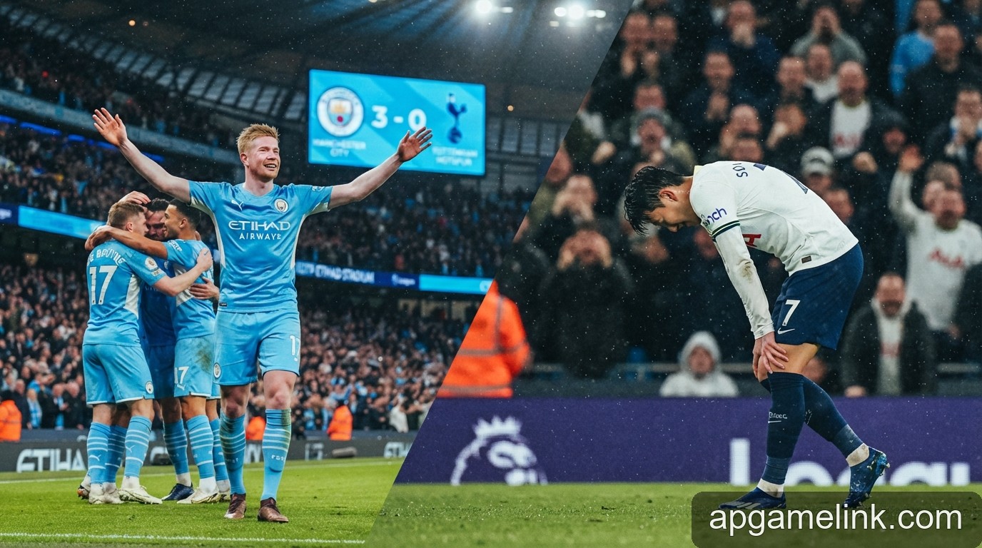 Cú sốc Ngoại hạng Anh: Tottenham rơi xuống đáy bảng, Man City độc chiếm ngôi đầu